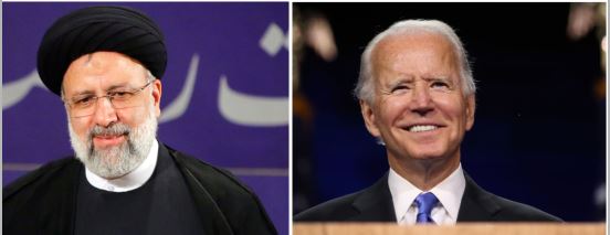 Joe Biden and Ebrahim Raisi