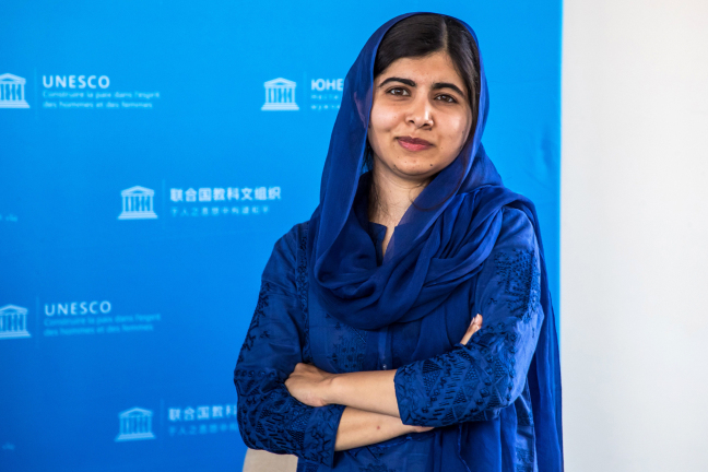Pakistani Nobel Peace Prize laureate, Malala Yousafzai 
