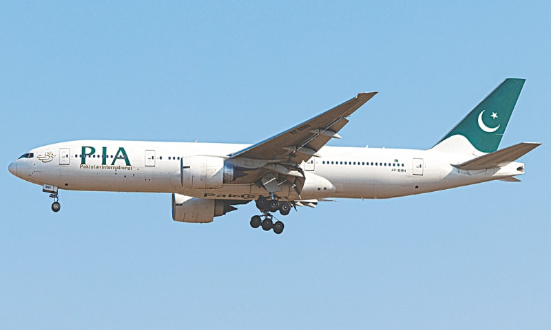 PIA airplane