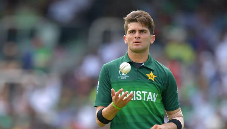 Pakistan's fast bowler Shaheen Afridi