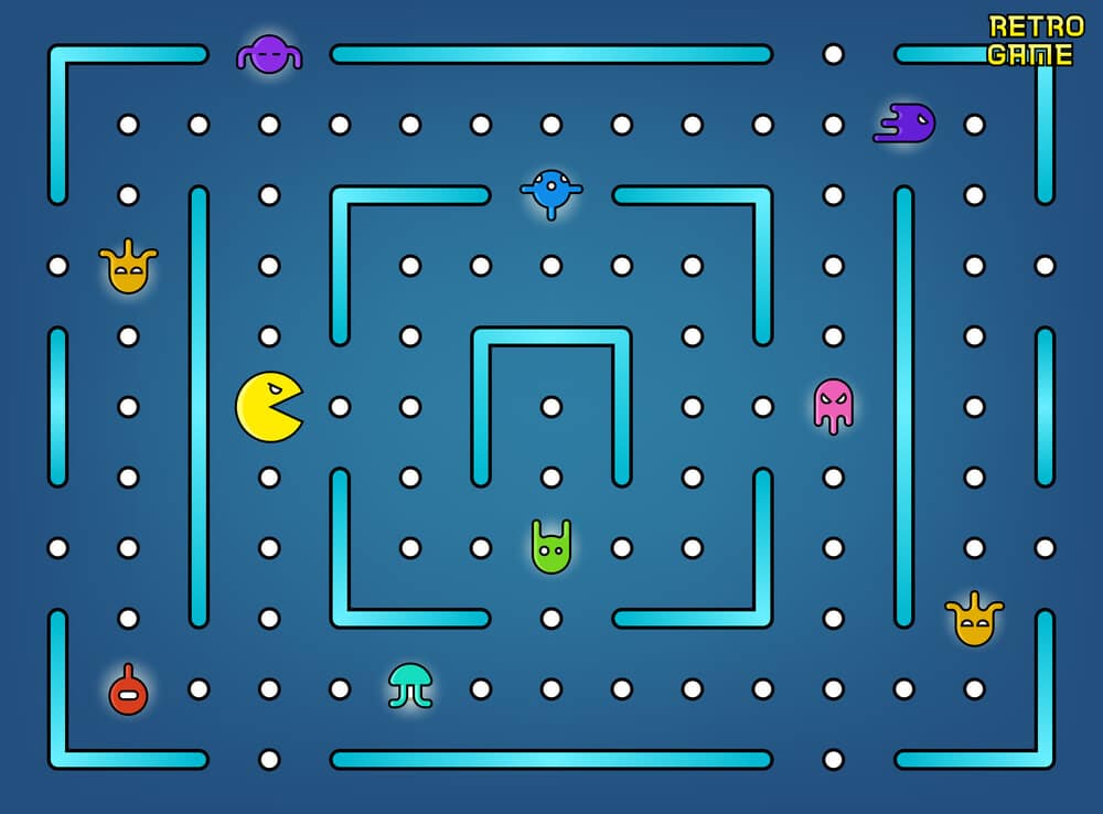 Classic Pac-man game