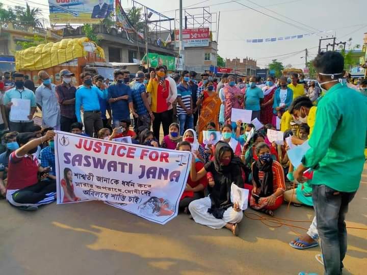 Protest for Juistice For Saswati Jana