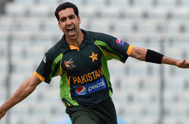 Umar Gul After taking Wicket