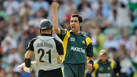 Umar Gul while playing for Pakistan