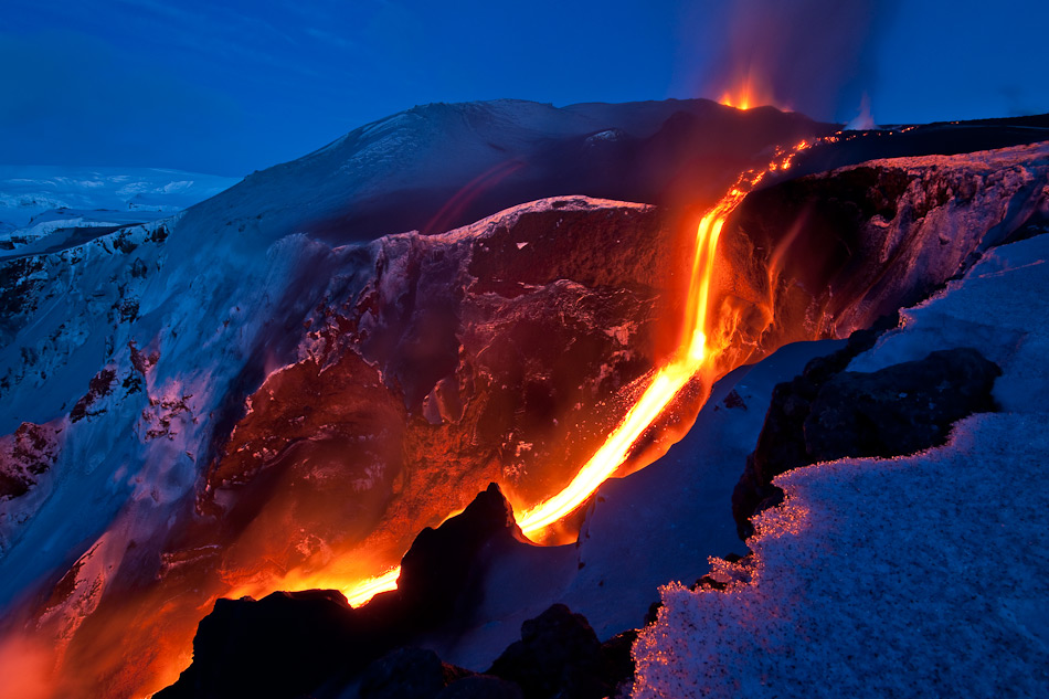 volcanic eruption