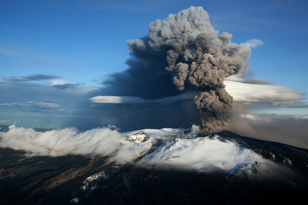 Volcanic eruption