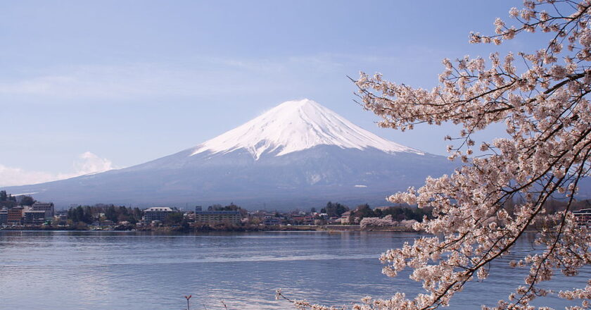 Fujikawaguchiko hides Mount Fuji from rude tourists!