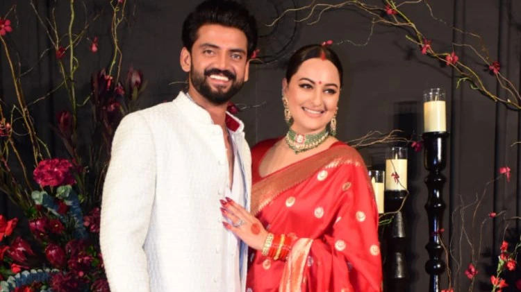 Sonakshi Sinha and Zaheer Iqbal Tie Knot in Mumbai