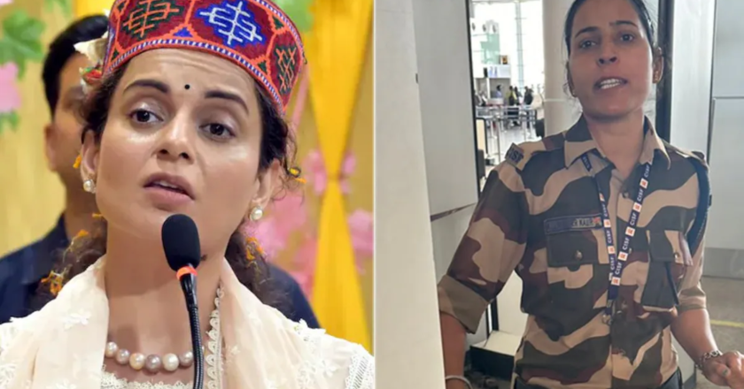 BJP’s Kangana Ranaut Slapped by CISF Staff