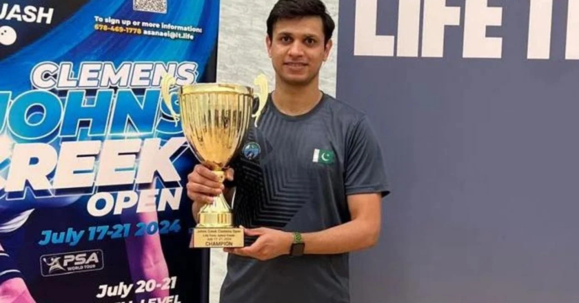 Asim Khan Wins Jones Creek Open Squash Championship