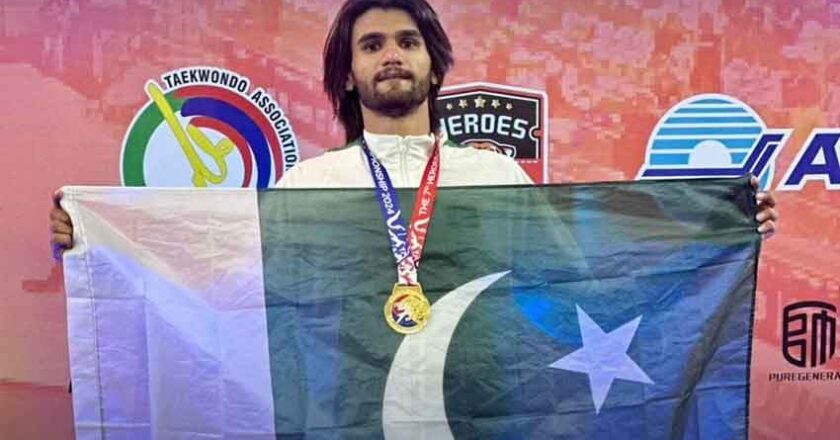 Another Gold for Pakistan: Amir Khan Wins World Taekwondo Contest