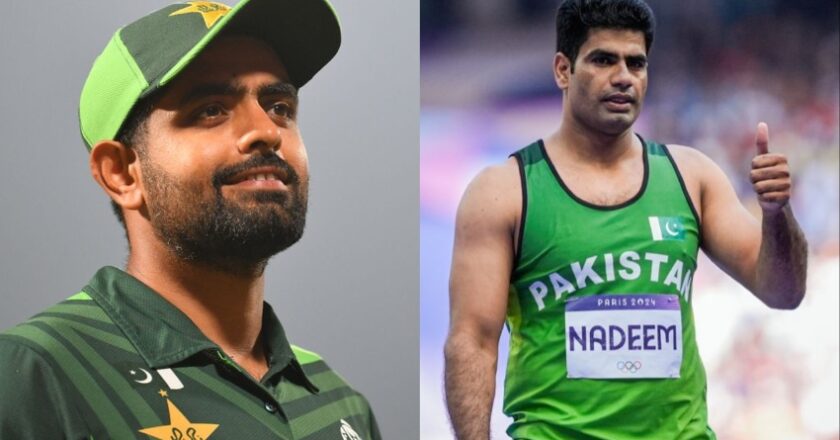 Babar Azam Congratulates Arshad Nadeem on Historic Gold Medal Victory