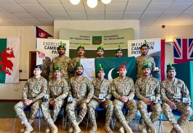 Pakistan Army Wins Gold at Cambrian Patrol 2024 in Wales