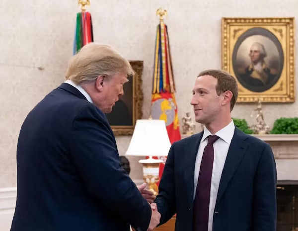 Mark Zuckerberg Joins Donald Trump for Dinner at Mar-a-Lago